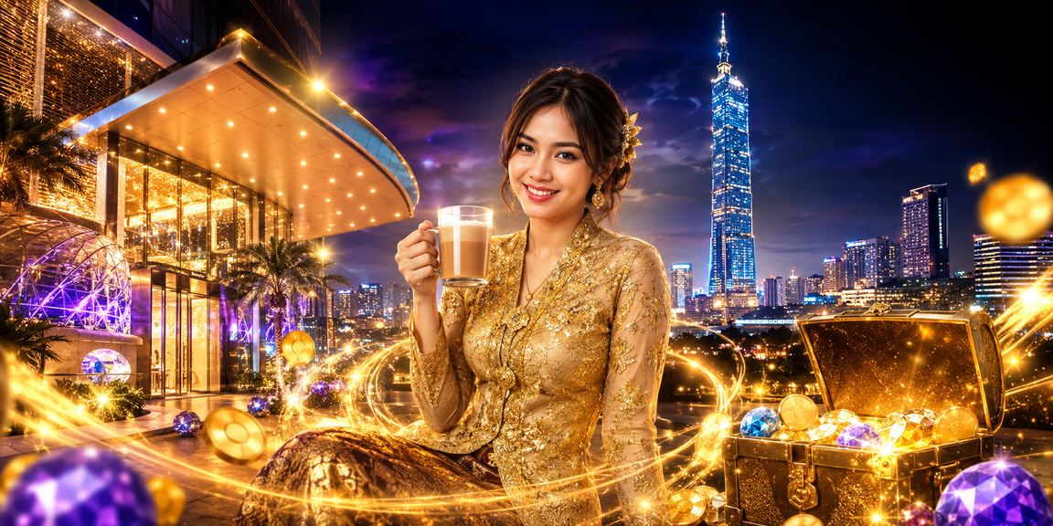 Suasana kasino hiburan mewah di Kuala Lumpur dengan paparan permainan roulette yang memukau